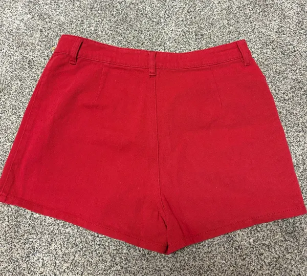 Boutique Red Denim Skort - Image 2