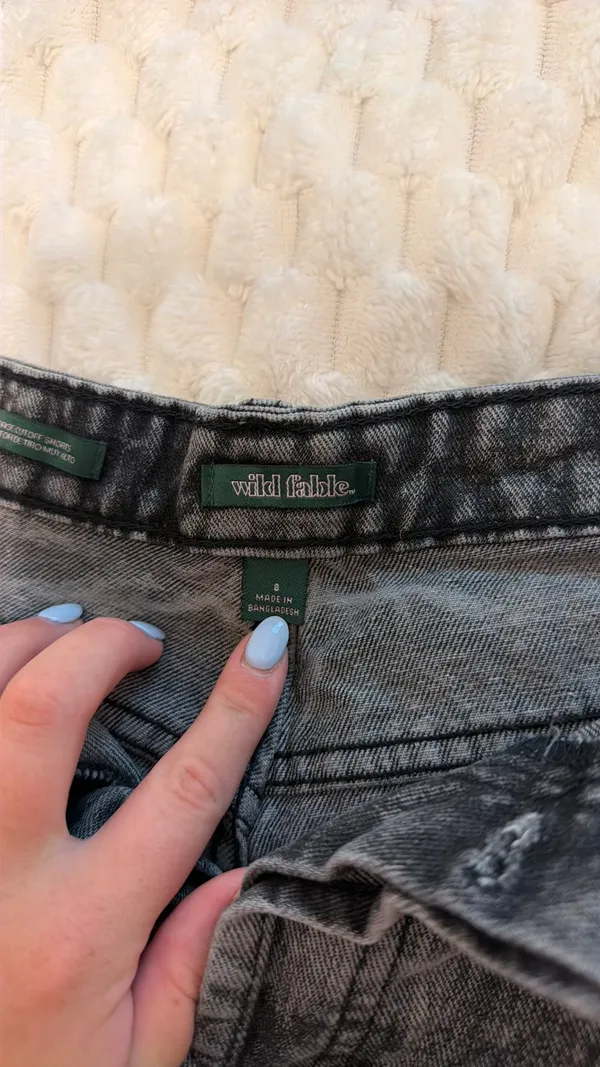 Target Wild Fable Jean Black Shorts - Image 2