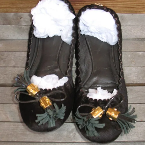 Tory Burch Black Ballet Flats - Image 6