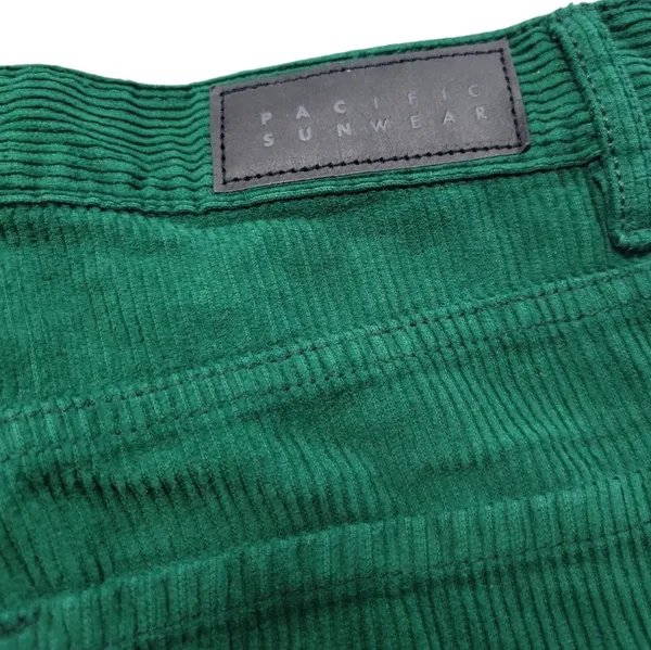 Pants Size 29 W30" x L31" Dad Jean Corduroy Pants Button Fly Green Women's - Image 7