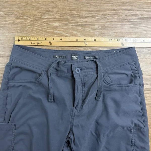 prAna Halle Jogger II Women's Size 8 Regular Gray ReZion Hiking Cargo Pants - Image 3