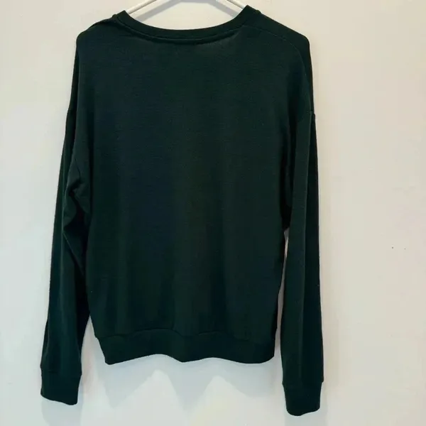 Wilfred Free Shirt Womens XXS Green V Neck Pullover Sweater Tee Classic - Image 4
