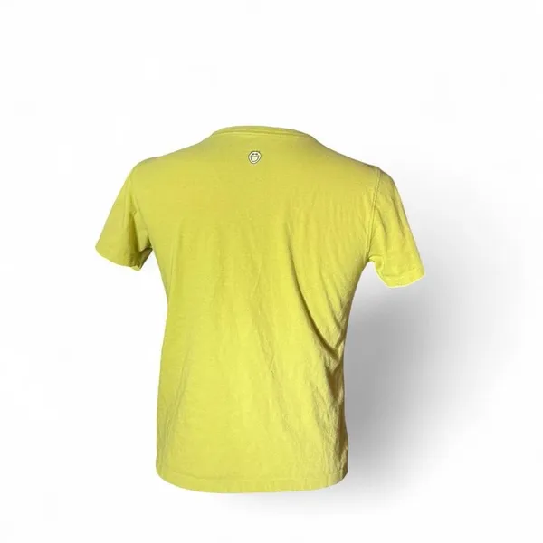 Life is Good Womens Relaxed Fit Yellow Graphic T‎ Shirt Size Small - Image 2