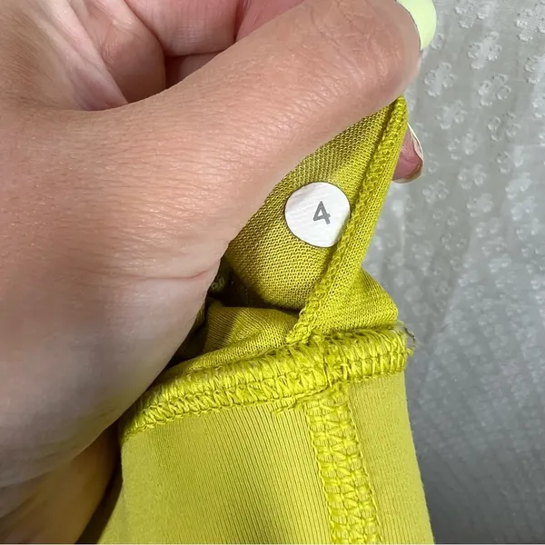 Lululemon Lime Green Racerback Criss Cross Sports‎ Bra - Image 4
