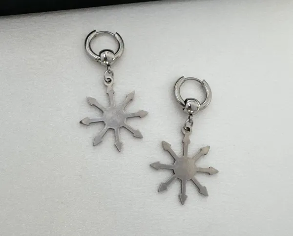 Sun Dangle Drop Earrings for Men Women,Streetwear Punk Hip Hop Unisex Style - Image 2