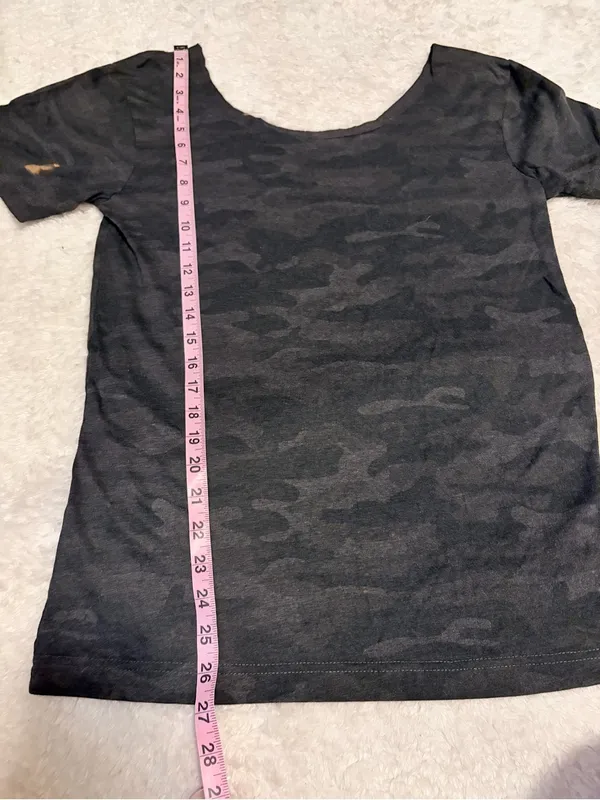 LAT apparel bleached camo country tee Brown - Image 6