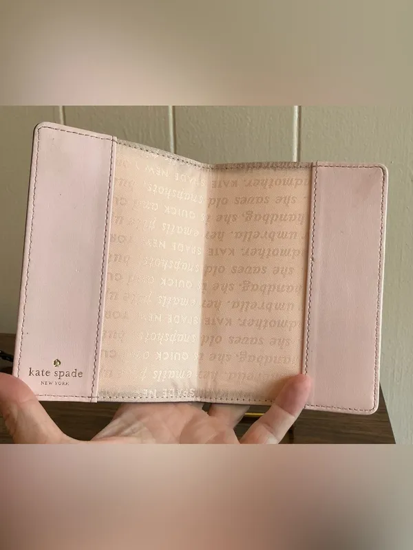 A Rare Vintage Polk A Dot Kate Spade Out Of Stick Passport Holder ID Wallet - Image 3
