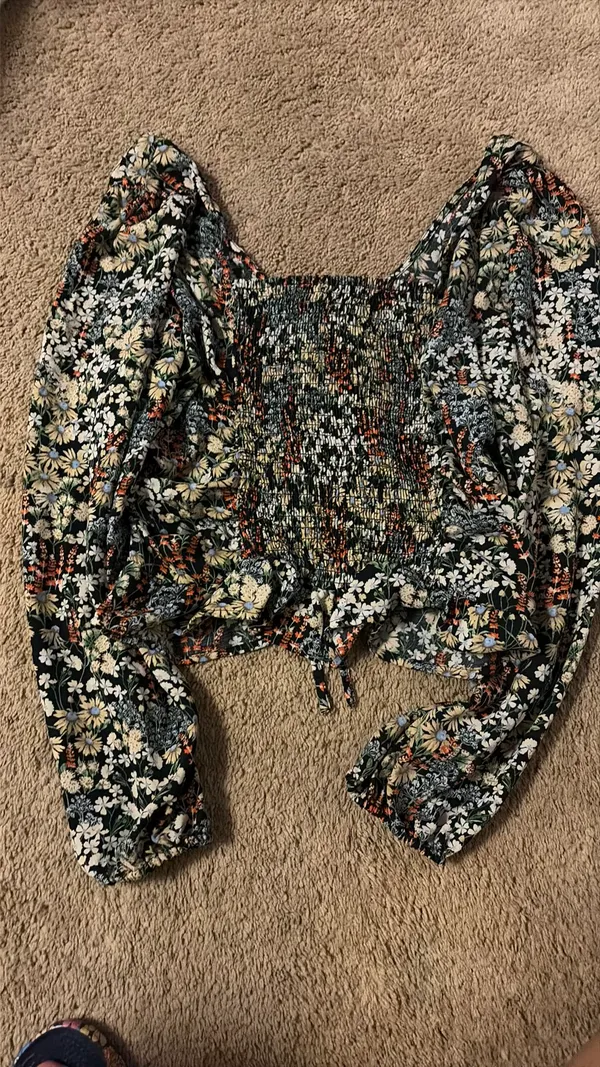 H&M Floral Blouse - Image 2