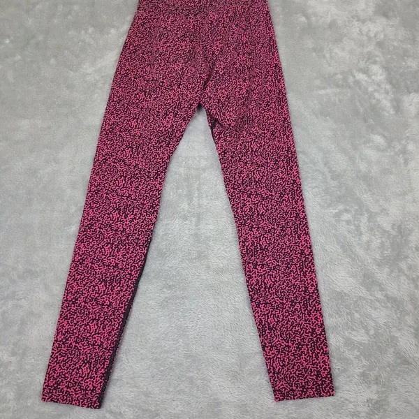 Nike Womens Pink‎ Leopard Workout Pants size Small Just Do It - Image 10