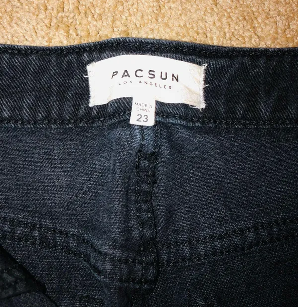 PacSun Black Denim Skirt - Image 3