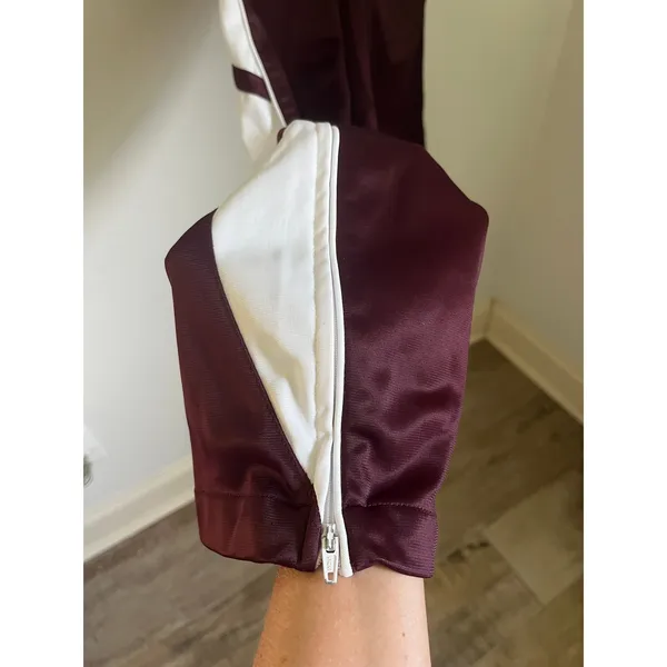 Womens Maroon Tracksuit Set Small Jacket Pants Athleisure A&M Collegiate Lounge - Image 6