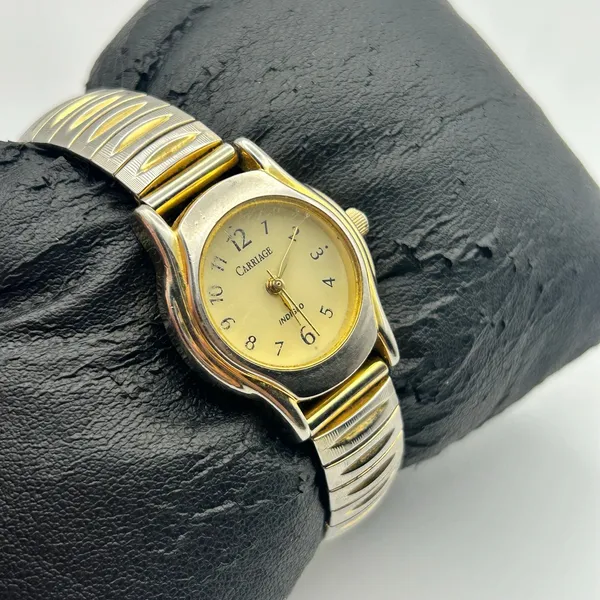 Vintage Carriage by Timex Indiglo Women’s Quartz Watch Working New Battery - Image 3