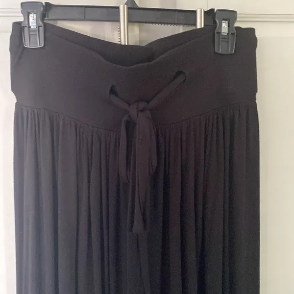 Kische 100 percent rayon boho black skirt - Image 2