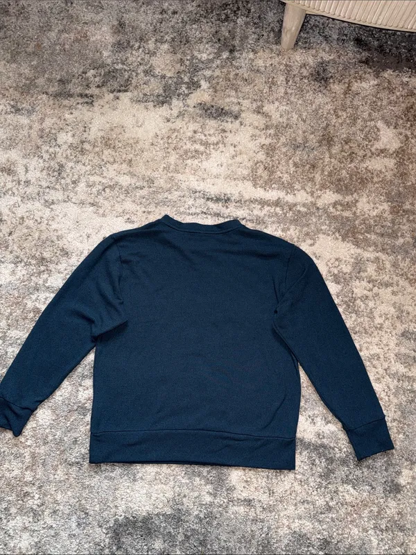 Uniqlo Men's Crewneck Sweater - Navy Blue - Image 4