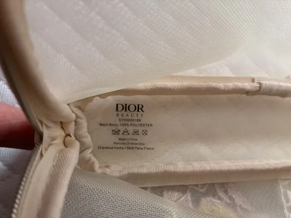 Dior Embroidered Butterfly Tote Bag & Cosmetic Pouch Set - Image 4