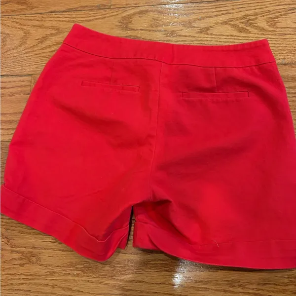 Gap Chic Black Top + Red Tailored Shorts Outfit Bundle | Minimalist Capsule Wardrobe - Image 5