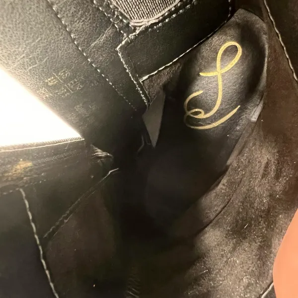 Sam Edelman Irie Black Suede Square Toe Heeled Bootie - Image 7