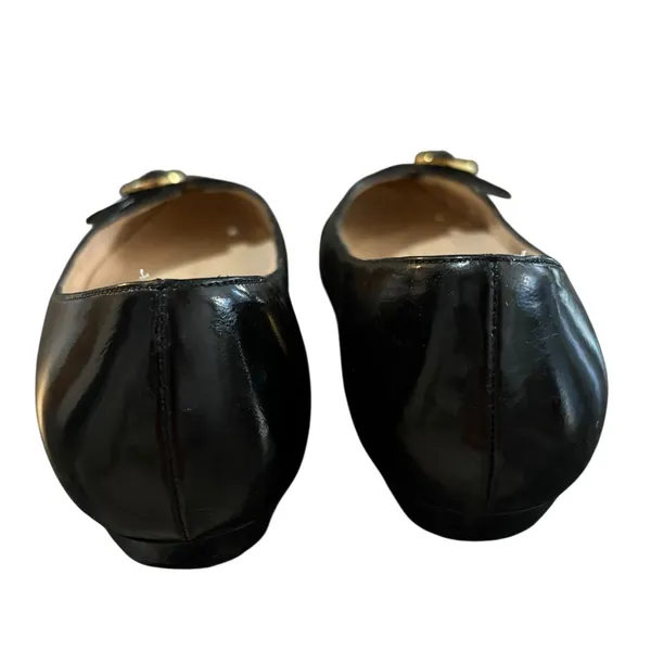 Jimmy Choo Black Patent Leather Pointy Toe Flats Womens Size 35.5‎ US 5.5 M - Image 5