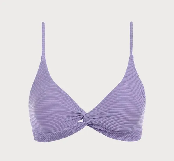 BERLOOK Purple Twist Backless Bikini TOP ONLY 45 - Image 6