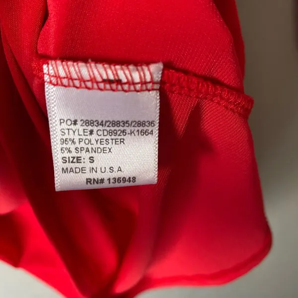Nasty Gal MobWife‎ Dainty Office Siren Bodycon Mini Dress S Red - Image 5