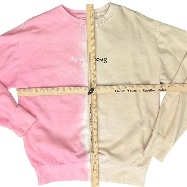 Ariana Grande Sweetener Pink Tan World Tour Thank U Next Crew Sweatshirt size S - Image 3