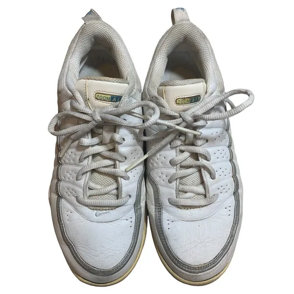 Nike Air Zoom Women’s Size 7 White Sneakers Laced y2k 90's Chunky Seinfeld - Image 3