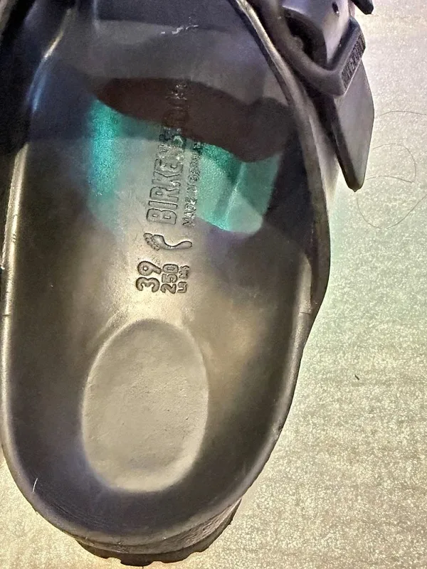 Birkenstock Arizona EVA Black Sandals EU 39 - Image 4