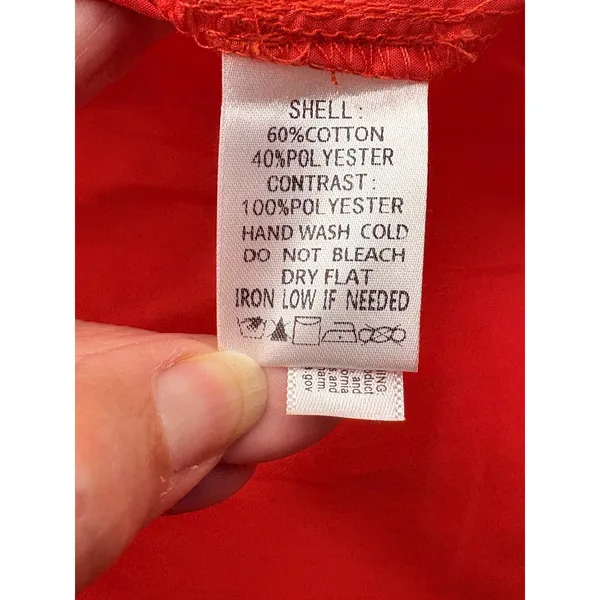 Peach Love Born To Sparkle Dress Womens Medium White Red Fourth‎ of July Festive - Image 6