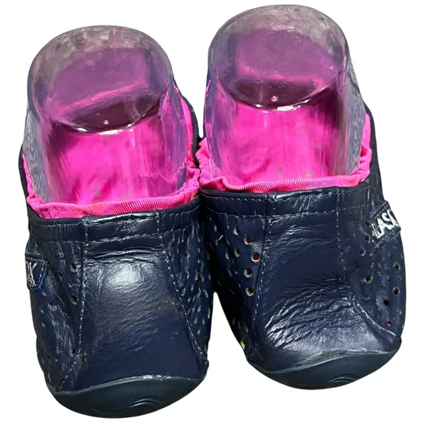 Ballasox Portable Ballet Flats Womens 8 Navy Blue Soft‎ Leather Foldable Shoes - Image 6