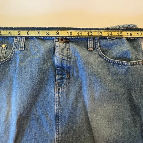 Vintage Hydraulic Women's Denim Skirt Size Large 11/12 - Image 7