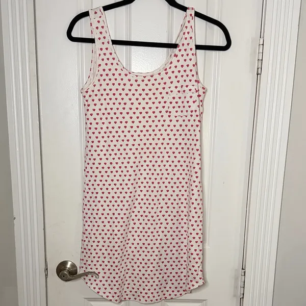 Roller Rabbit Alba Sleep Jersey in Pink Heart - Image 2