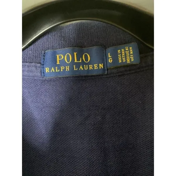 Polo Ralph Lauren USRL 67 shirt dress nautical crest patches women's size large - Image 3