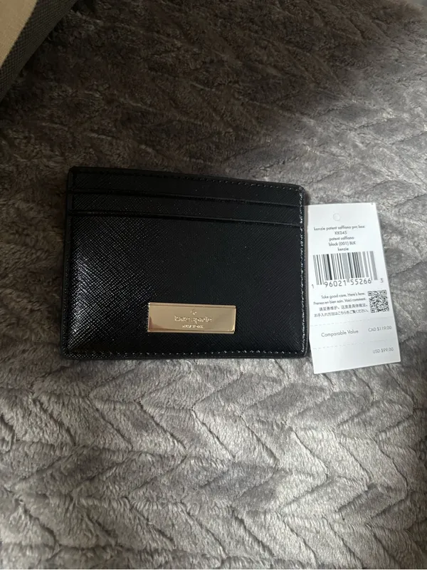 Kate Spade kenzie patent saffiano card holder wallet - Image 2