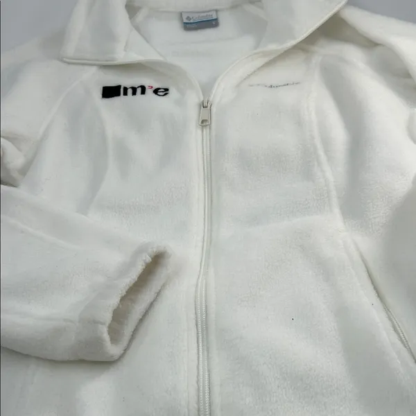 Columbia Soft White Fleece Jacket - Image 6