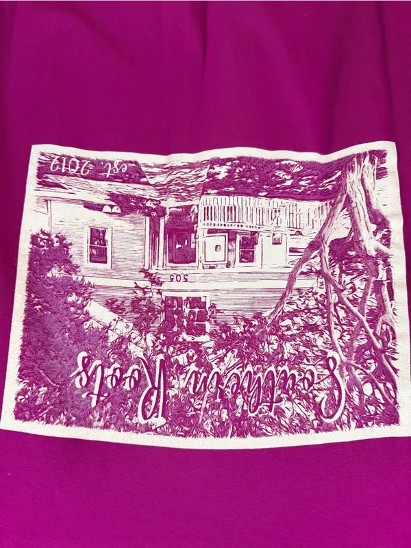 Comfort Colors Southern Roots Long Sleeve Graphic Tee Magenta Size Small - Image 8