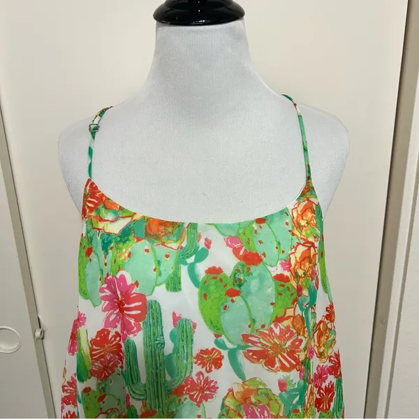 Show me your mumu small cactus print tank top - Image 3