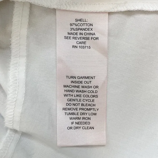 Nanette Lepore White Bell Sleeve Blouse – Size Large – Back Tie Top - Image 7
