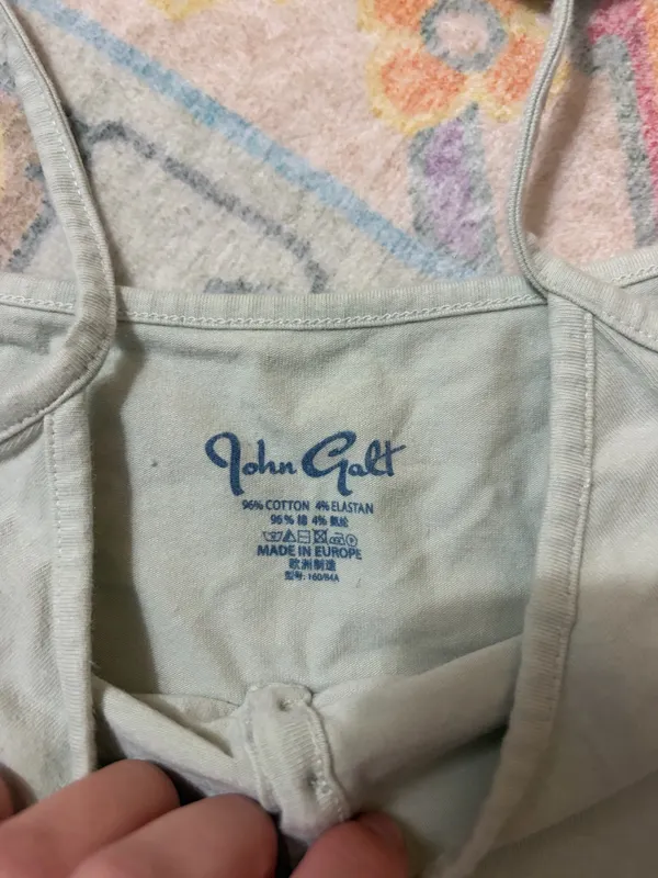 john galt brandy melville green button tank - Image 2