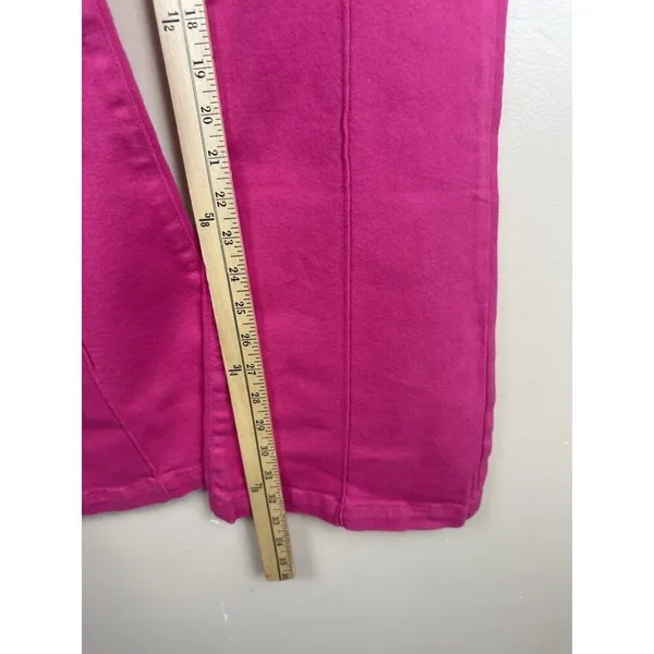 Revice Denim Venus Flares Star Butt High Rise Jeans Pink Fuchsia Size 26 Retro Y2K - Image 10