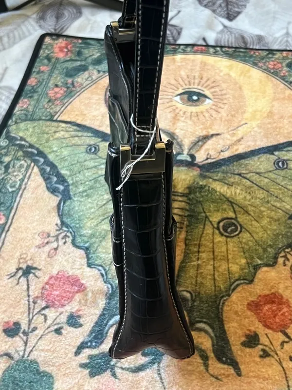 Y2k vintage Classic Black Shoulder Bag - Image 3