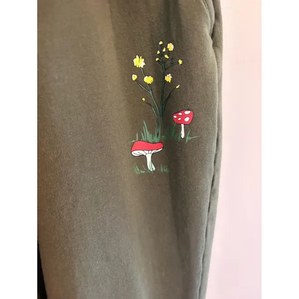 My Neighbor Totoro Joggers Olive Green Studio Ghibli Size 2 - Image 4