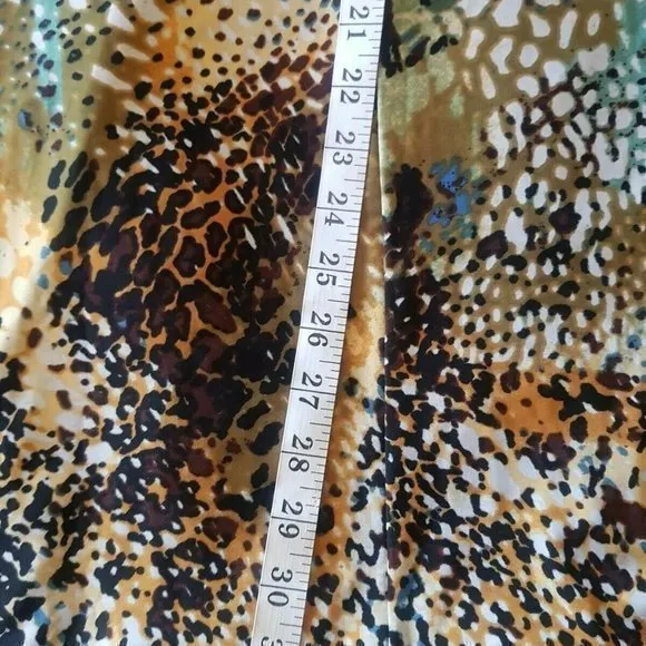 Madmazelle Dress Size XS Womens Animal Print Watercolor Artsy - Image 11