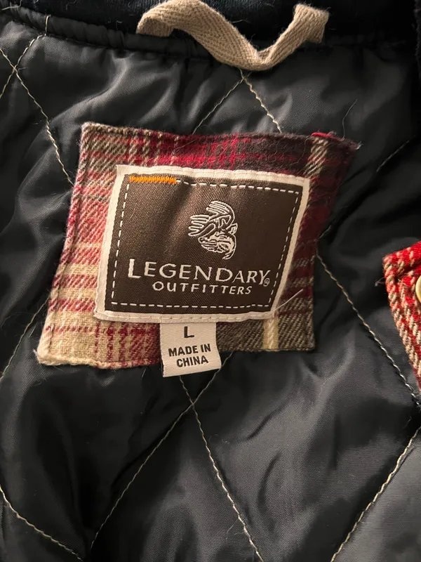 Men's jacket Red Size L - Image 3