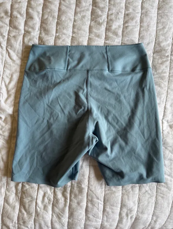 UNIQLO AIRism Blue Biker Shorts — S - Image 4