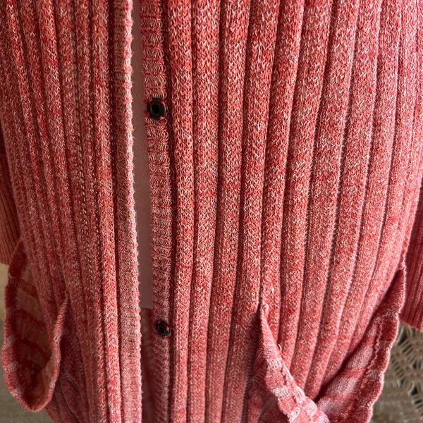 Free People Pink Duster Cardigan - Image 3