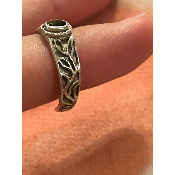 925 Sterling silver Knuckle Ring Open toe Adjustable e18 - Image 4