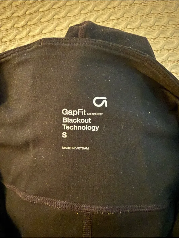 GAP Black Maternity High-Waist Leggings - Image 5