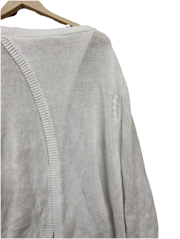 (RFB3) Banana Republic Womens XL Cream Open Back Sweater Crossover Knit Pullover - Image 10