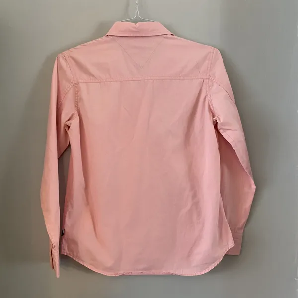 Tommy hilfiger pink Button‎ up shirt size S - Image 3