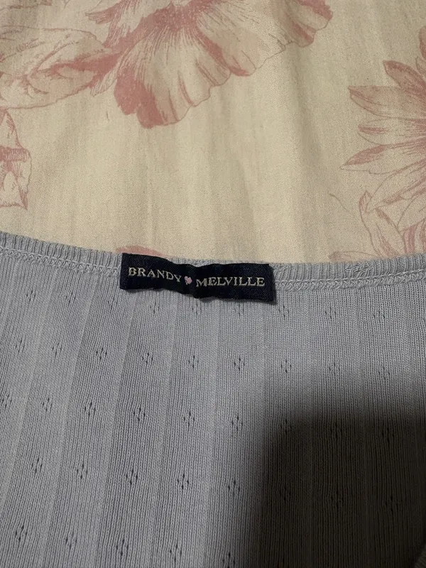 Brandy Melville Light Blue Long Sleeve Top - Image 2